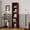 Mahogany, variant on GlowPlume 2-Shelf Bookcase Wooden Bookshelves 33in Wide Floor Standing Display Storage Shelves Vintage Oak Bookcase for Home Office, Living Room, Bed Room