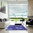 thumbnail image 6 of Ahgly Company Indoor Rectangle Patterned Light Slate Blue Area Rugs, 8' x 10', 6 of 6
