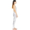 thumbnail image 3 of American Apparel Women's Metallic Halter Catsuit, Silver, X-Small, 3 of 6
