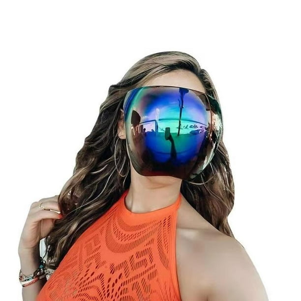Protector Facial Gafas De Sol Visera Cubierta De Cara Completa Gafas De Visera Cubierta Facial Gafas Protectoras Uv400 Inevent AP006520-02