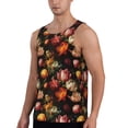 thumbnail image 2 of Gaeub Colorful Tulips Men's Athletic Tank Top, Workout Sleeveless Shirts, Running Tank Tops for Gym, Running, Training - 3X-Large, 2 of 9
