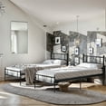 thumbnail image 2 of Twin Size Bed Frame, 11.2" Height Classic Metal Bed Frame with Under Bed Storage/No Box Spring Needed,Black, 2 of 8