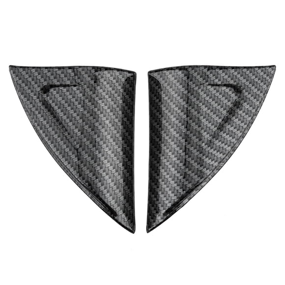 Oubit Door Triangle Cover Trim,2pcs/set Car Door Window Inside Window Triangle Trim Window Triangle Sticker Precision Engineered