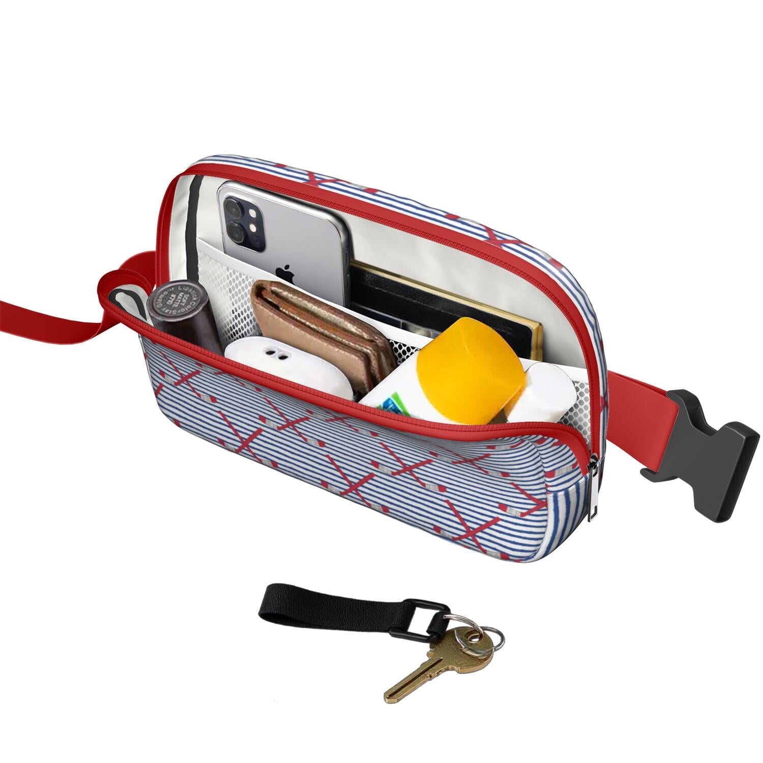Game-On Crossbody Bag – Sports Print Fanny Pack for Teens, Boys, and Young Athletes Who Love to Play