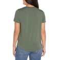 thumbnail image 2 of Remera Favorita de Cuello en V para Mujer GAP Verde Endivia XL, 2 of 6
