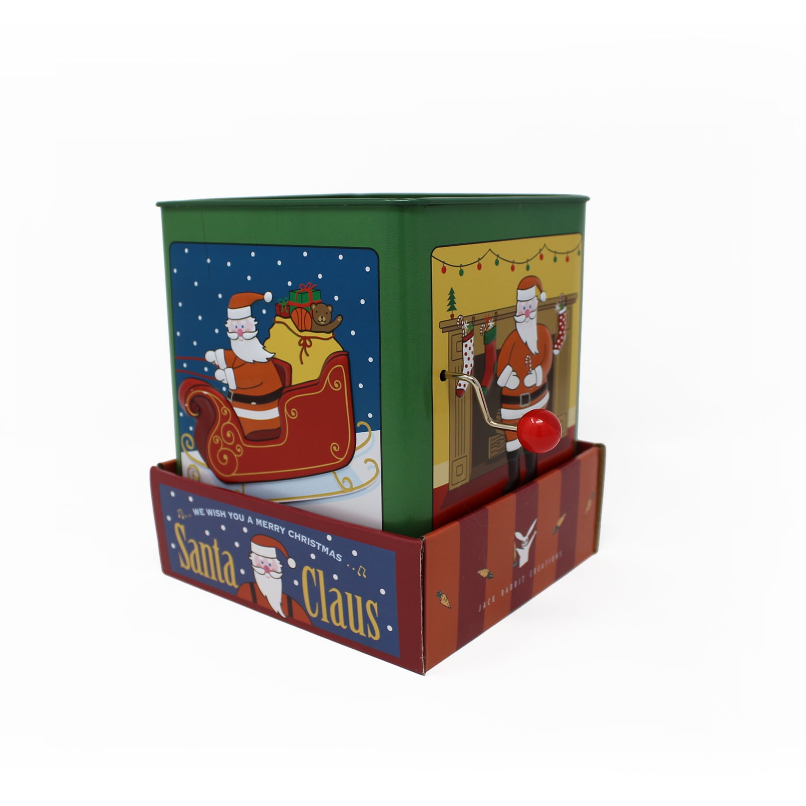 Jack Rabbit Creations Santa Clause Jack In The Box Toy - Walmart.com