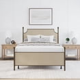thumbnail image 5 of Hillsdale Furniture McArthur Queen Metal and Upholstered Bed, Bronze with Linen Stone Fabric, 5 of 13