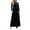 Blue, variant on TSADFHJI Long Jean Skirt Womens Spring Autumn and Winter Elegant Temperament Style Long Dress Gold Velvet Solid Color High End Dress Long Sleeved Round Neck Dress S Green