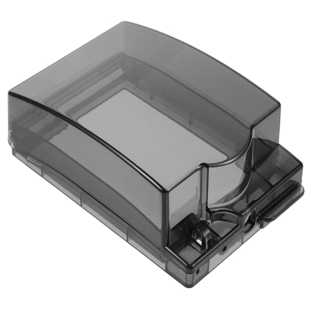 Miangastore Electrical Socket Plate Guard with Splashproof Design for Home Use Black PP Material Fits Standard