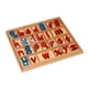 thumbnail image 2 of Alfabeto móvil de madera Elite Montessori con caja, materiales de aprendizaje de ortografía preescolar (rojo y azul, 5 mm de grosor), 2 of 4