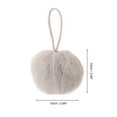 thumbnail image 2 of Unique Bargains 1 Pc Lanterns Bath Shower Loofah Sponge Body Puffs for Bathroom Khaki, 2 of 6