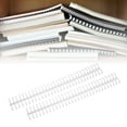 thumbnail image 4 of Binding Spines,  Page Turning 1/2in Aging Resistant Binding Combs 30 Holes  For Loose Leaf White, 4 of 8