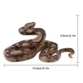 thumbnail image 2 of braveheart Fake Realistic Rubber Snake PVC Plastic Safe Prank Scary Tricky Reptile Parties Toy, 2 of 7