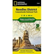 National Geographic Maps: Trails Illustrated: Needles District: Canyonlands National Park - Folded Map