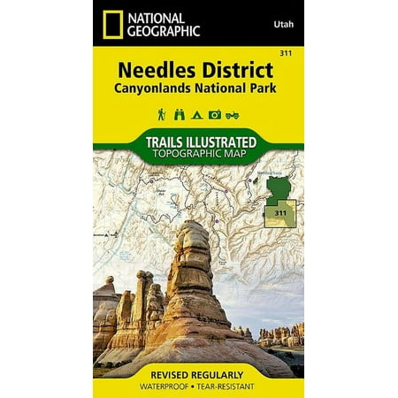 National Geographic Maps: Trails Illustrated: Needles District: Canyonlands National Park - Folded Map