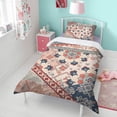 thumbnail image 4 of Boho Bohemia Flower Duvet Cover and Pillowcase Set for Single Bedding, Bedroom Accessories for Kids Teens, 4 of 5