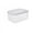White, variant on YIKA Tupperware Container Refrigerator Fresh-keeping Box Small Lunch Box Kitchen Lunch Box Plastic Storage Box Rectangular Sealed Box Kitchen Storage White