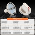 thumbnail image 2 of Upgrade 5pcs DG64-00472A Stove Knob, Direct Replacement for Sam.sung Range Stove Knobs DG64-00473A, DG64-00347A, DG64-00347B,Fit for Samsung Oven FX510BGS FX710BGS NX58F5300SS NX58F5500SS, 2 of 7