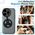 thumbnail image 2 of Phone Lens CPL Polarizer Filter, HD Multi-Coated SLR Lens Grade Optical Glass with Retractable Magnetic Mount Adapter, Universal Smartphone Photography Lens Filters Anti-Glare Magnetic Phone Filter, 2 of 8