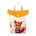 thumbnail image 3 of Bolsa de almacenamiento de pañales, bolsa impermeable multifuncional para pañales de tela para bebé, zorro 25x30cm, 3 of 9