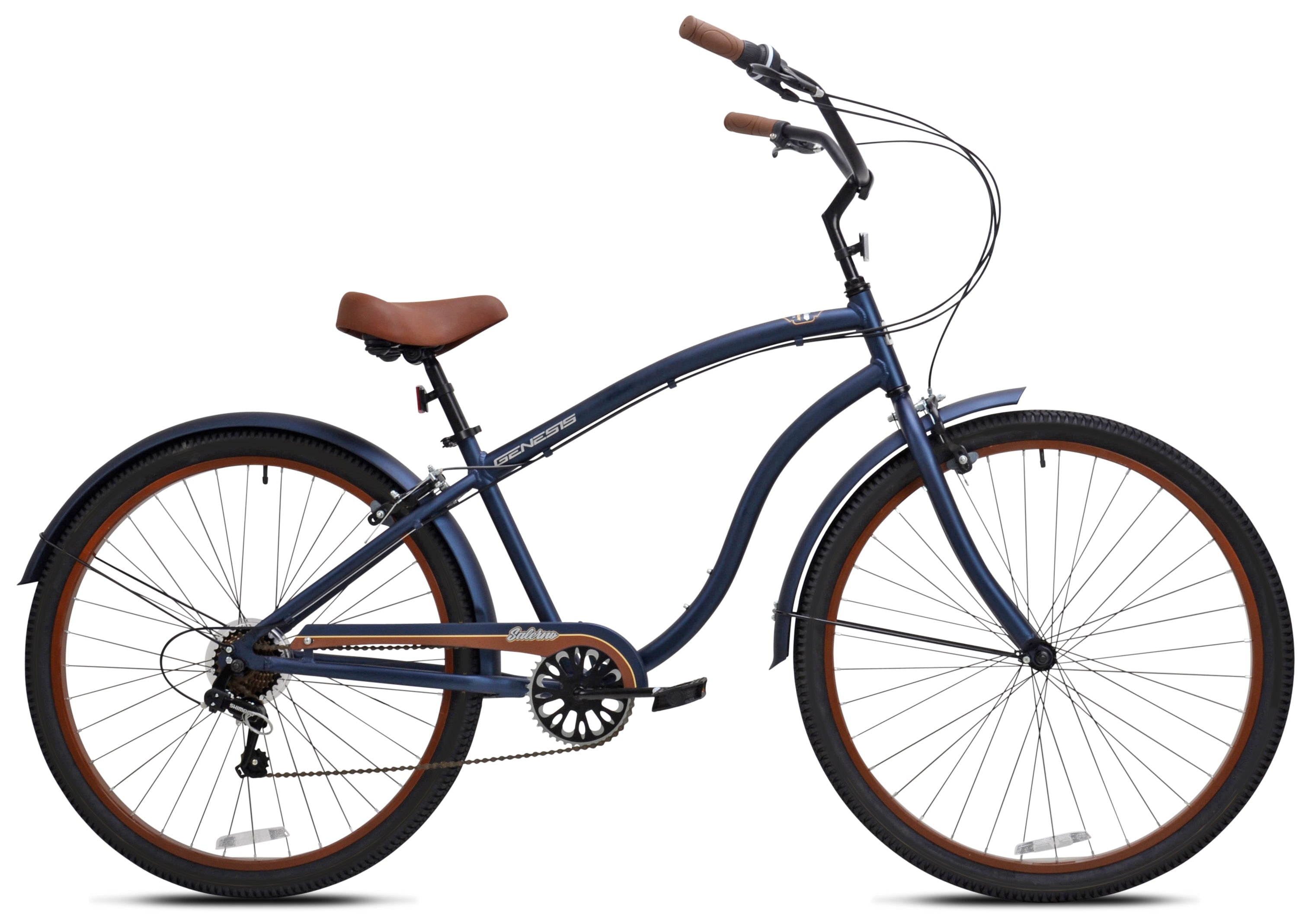 Genesis 29inch Men's Salerno Aluminum Relaxed Cruiser Bike with 7
