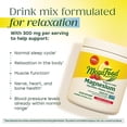 thumbnail image 5 of MegaFood Relax + Calm Magnesium Powder - Drink Mix - Raspberry Lemonade - 50 Servings, 5 of 10