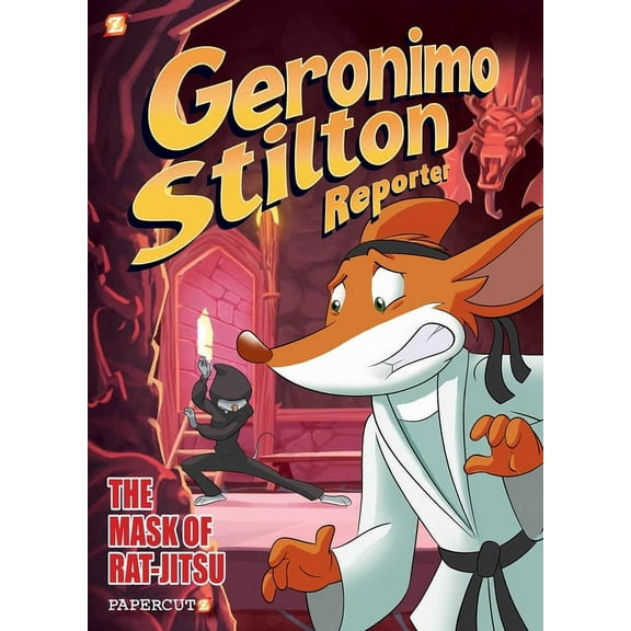 Geronimo Stilton Reporter Graphic Novels Geronimo Stilton Reporter #9: The Mask of Rat Jit-Su, Book 9, (Hardcover)