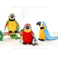 thumbnail image 4 of Talking Parrot Plush Toy Electric Funny Plush Bird Toy Repeats What You Say Waving Wings Cartoon Plush Interactive Toy Plush Stuffed Animal Toy for Kids Early Learning Creative Christmas Birthday Gift, 4 of 7