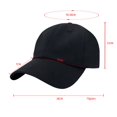 thumbnail image 5 of CUITING Casquette de Baseball Grand Bord Protection Solaire en Été Chapeau de Soleil Hommes et Femmes Couleur Unie Grand Chapeau Maga Tour de Tête Beige, 5 of 5