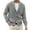 Grey, variant on Akiihool Cardigan Men Vintage Mens Cardigan Sweater Cotton Pockets Casual Sweater Button Down Knitwear with Pockets (Grey,L)