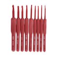 thumbnail image 1 of Crochet Needle Set, Crochet Tools Set 9Pcs Ergonomic Comfortable Grip 2 To 6mm Aluminum Body  for Crafts for Beginners Professionals, 1 of 7