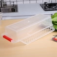 thumbnail image 4 of Space Saving Refrigerator Food Storage Box Kitchen Storage Baskets Fridge Freezer Shelf Large Capacity Freezer Organiser, 4 of 7