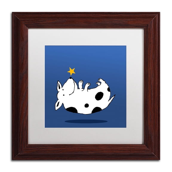 Carla Martell 'Star Dog' Matted Framed Art