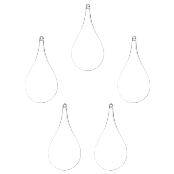 QUMIIRITY 5Ud Bolas Decorativas Transparentes Para Manualidades Y Eventos Color Plata