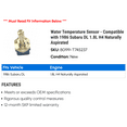 thumbnail image 2 of Water Temperature Sensor - Compatible with 1986 Subaru DL 1.8L H4 Naturally Aspirated, 2 of 2