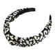 thumbnail image 1 of Diadema de Patrón de Leopardo Unique Bargains Ancha Elástica con Nudo Negra, 1 of 7