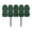 Green, variant on Evelyne Garden Border Edging: Wooden Fence Design - 16pcs Green Yard Landscaping Fence Liner Lawn Edge Barrier - 20ft Kit of Decorative Lawn Landscape Panels Elements - GMT-10374-B16