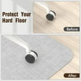 thumbnail image 6 of Office Chair Mat for Hardwood Floor, 45"x 53" Desk Computer Chair Mat for Hard Wood and Tile Floor, Large Anti-Slip Hard Floor Protector Rolling Chair Mat, PVC Mat Desk Rug for Office Home, 6 of 16