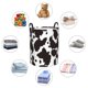 thumbnail image 4 of Balery Cow Skin 2 Cesta de ropa redonda con asas, impermeable, independiente, para ropa, juguetes, dormitorio y familia-Medium, 4 of 6