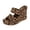 Brown, variant on Platform Wedge Sandals for Women 2026 Slip on Espadrilles Open Toe Comfortable Slides Spring Summer Slippers Beach Casual Shoes Brown Size 6.5
