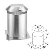 M & G Duravent 6DT-IS 6 Inch Dura-Vent Attic Insulation Shield Galvanized