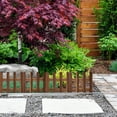 thumbnail image 4 of Arborister 1Pcs Wooden Picket Fence Border Xmas Tree Decor for Home & Wedding, 4 of 10