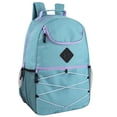 thumbnail image 4 of Adventure Trails 24 Pack Two Tone Multipocket Bungee Cord Backpacks in Female Color Pack 1, 4 of 5