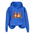 thumbnail image 1 of WEAIXIMIUNG Sweatshirts Maman pour Femmes Brodé Hoodie Graphique de l'Action de Grâce pour Femmes Pull Décontracté Confortable Mode Automne, 1 of 3