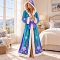 thumbnail image 4 of Princess Wearable Heating Blanket, Soft Cozy Heated Robe, Colorful Multi Temperature Heated Wearable Blanket for Christmas Gift, Winter, 4 of 7