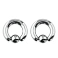 thumbnail image 6 of Pair of Captive Ring Made of Surgical Steel Multiple Gauges ans Sizes Available, 6 of 12