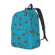 thumbnail image 1 of Disketp Sea Turtle Mochila de Lona Estampada, Mochila Escolar de Viaje Ligera para Estudiantes y Portátil-Small, 1 of 5
