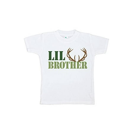 

7 ate 9 Apparel Boy s Hunting Little Brother T-Shirt 2T White