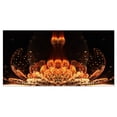 thumbnail image 2 of Bright Orange Glossy Fractal Flower, 2 of 3