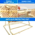 thumbnail image 3 of GSE Games & Sports Expert Raffle Drum, Professional Brass Raffle Ticket Spinning Cage, GSE Holds 10,000 Tickets or 300 Ping Pong Raffle Balls (Available in Small, Medium, Large & X-Large), 3 of 5